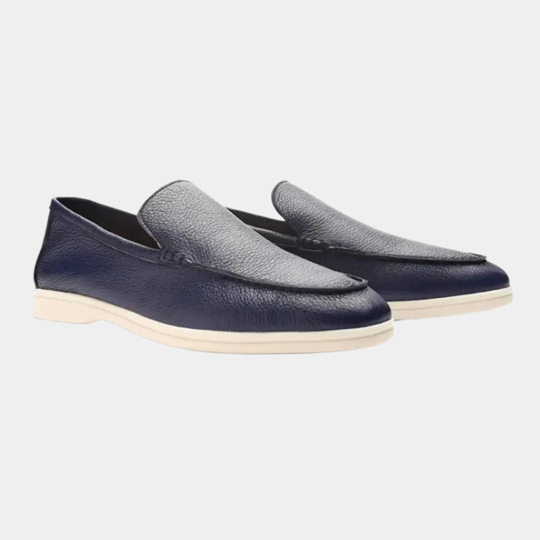 Luxurious Cowhide Leather Loafers