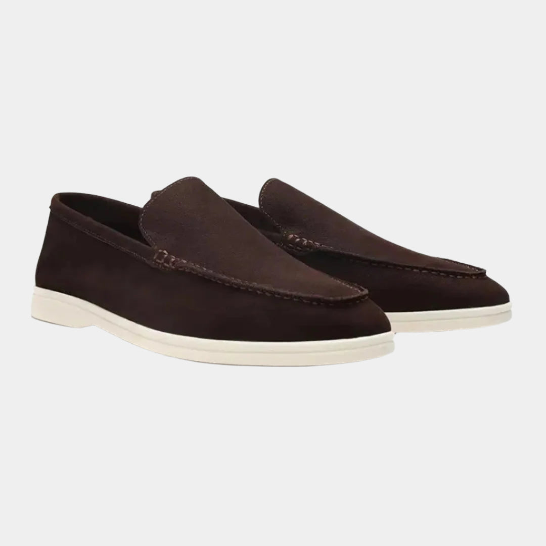 Luxurious Cowhide Leather Loafers