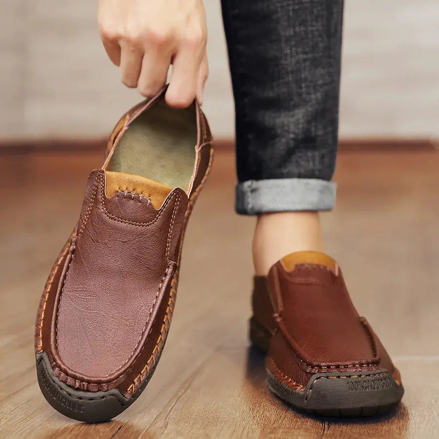 Sovereign Leather Moccasins